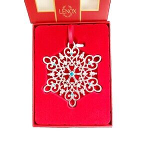 Lenox --2024---Ornament---Snow Majesty---4.25' ---New in Box